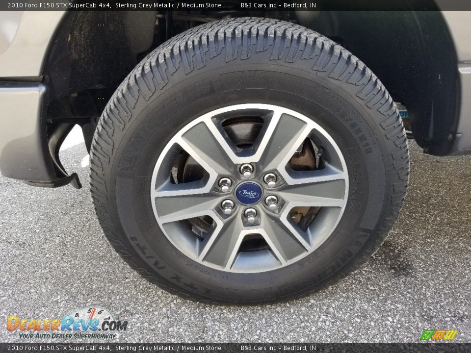 2010 Ford F150 STX SuperCab 4x4 Sterling Grey Metallic / Medium Stone Photo #9