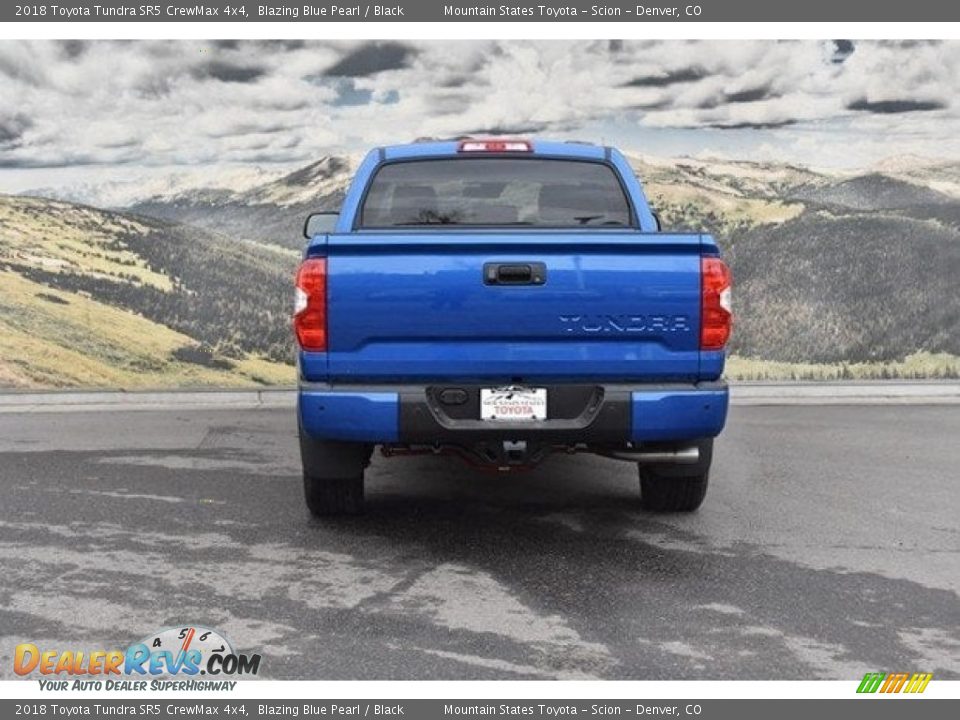 2018 Toyota Tundra SR5 CrewMax 4x4 Blazing Blue Pearl / Black Photo #4