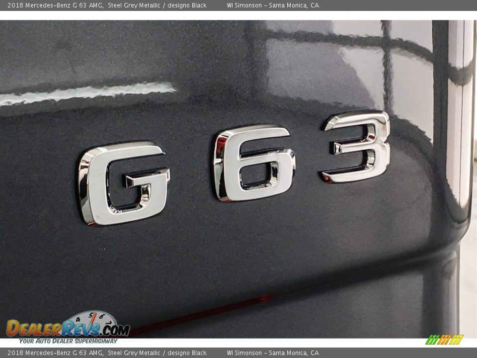2018 Mercedes-Benz G 63 AMG Steel Grey Metallic / designo Black Photo #7