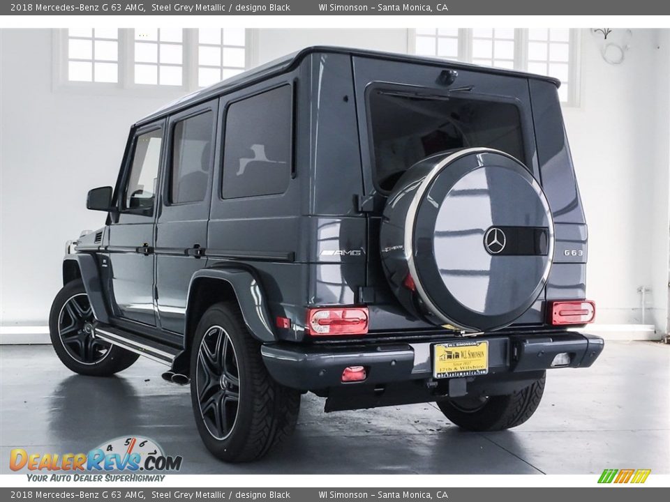 2018 Mercedes-Benz G 63 AMG Steel Grey Metallic / designo Black Photo #10