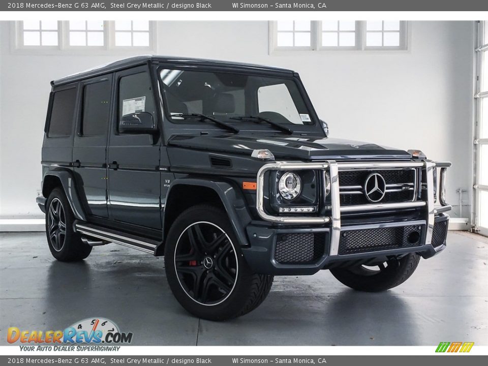 2018 Mercedes-Benz G 63 AMG Steel Grey Metallic / designo Black Photo #12