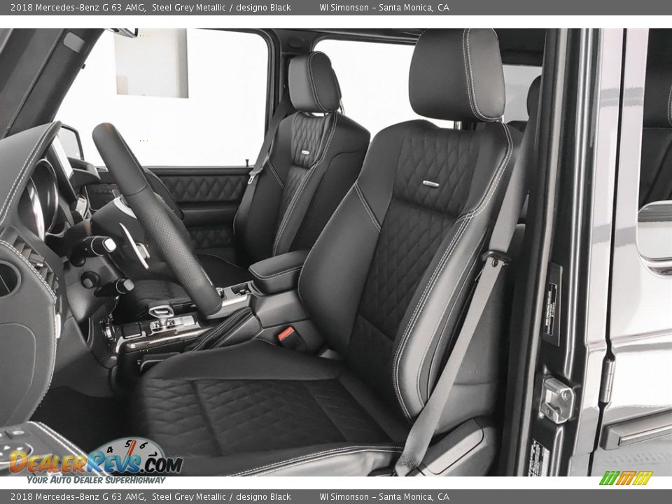 designo Black Interior - 2018 Mercedes-Benz G 63 AMG Photo #14