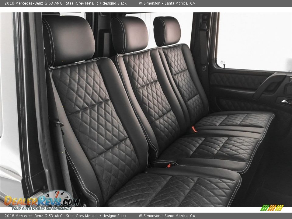 Rear Seat of 2018 Mercedes-Benz G 63 AMG Photo #15