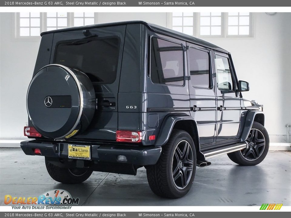 2018 Mercedes-Benz G 63 AMG Steel Grey Metallic / designo Black Photo #16