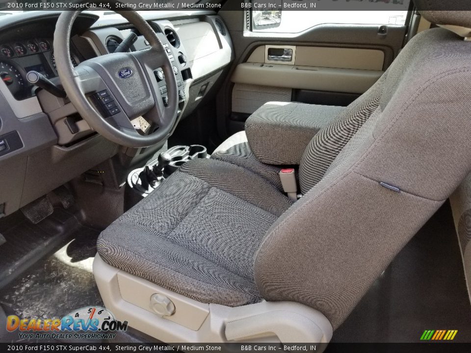 2010 Ford F150 STX SuperCab 4x4 Sterling Grey Metallic / Medium Stone Photo #28