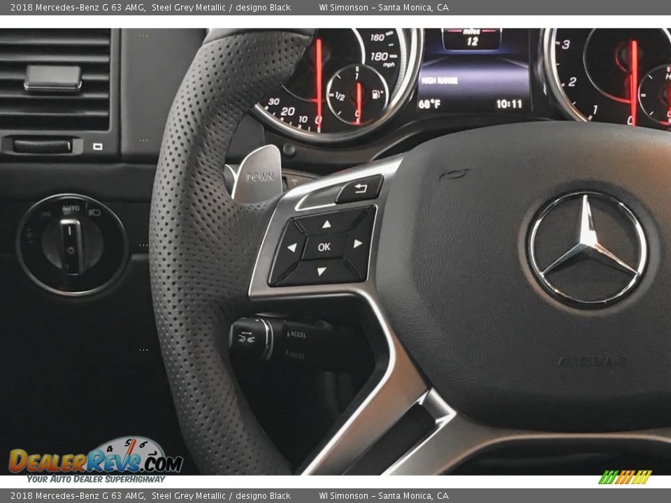 2018 Mercedes-Benz G 63 AMG Steering Wheel Photo #18
