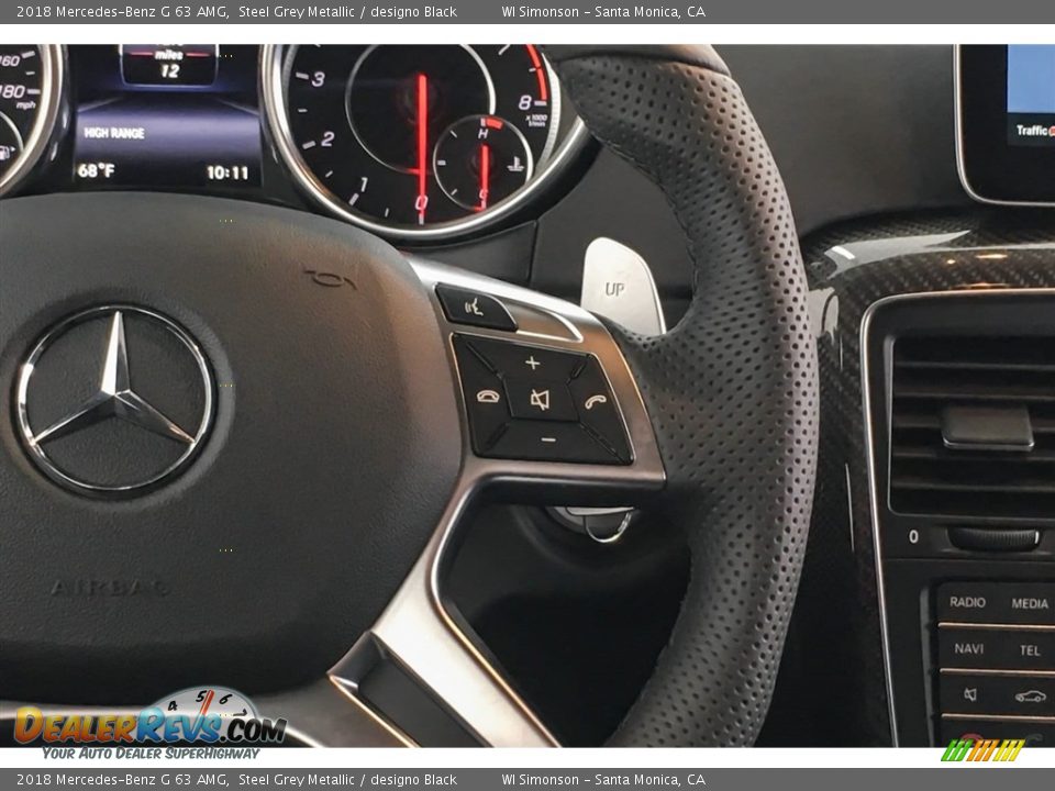 2018 Mercedes-Benz G 63 AMG Steering Wheel Photo #19