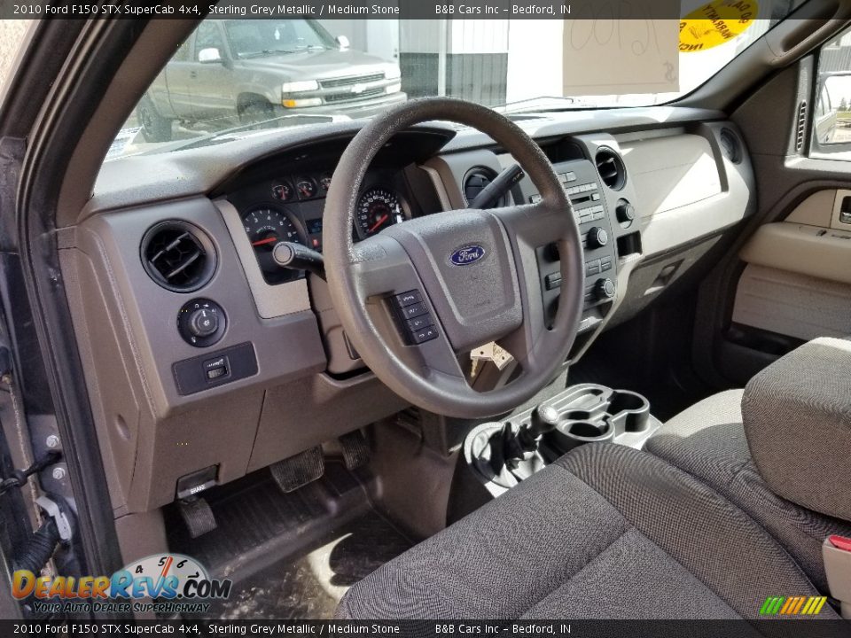 2010 Ford F150 STX SuperCab 4x4 Sterling Grey Metallic / Medium Stone Photo #30
