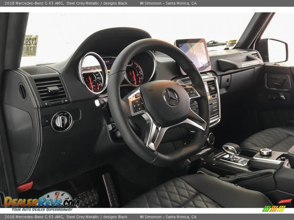 2018 Mercedes-Benz G 63 AMG Steel Grey Metallic / designo Black Photo #20
