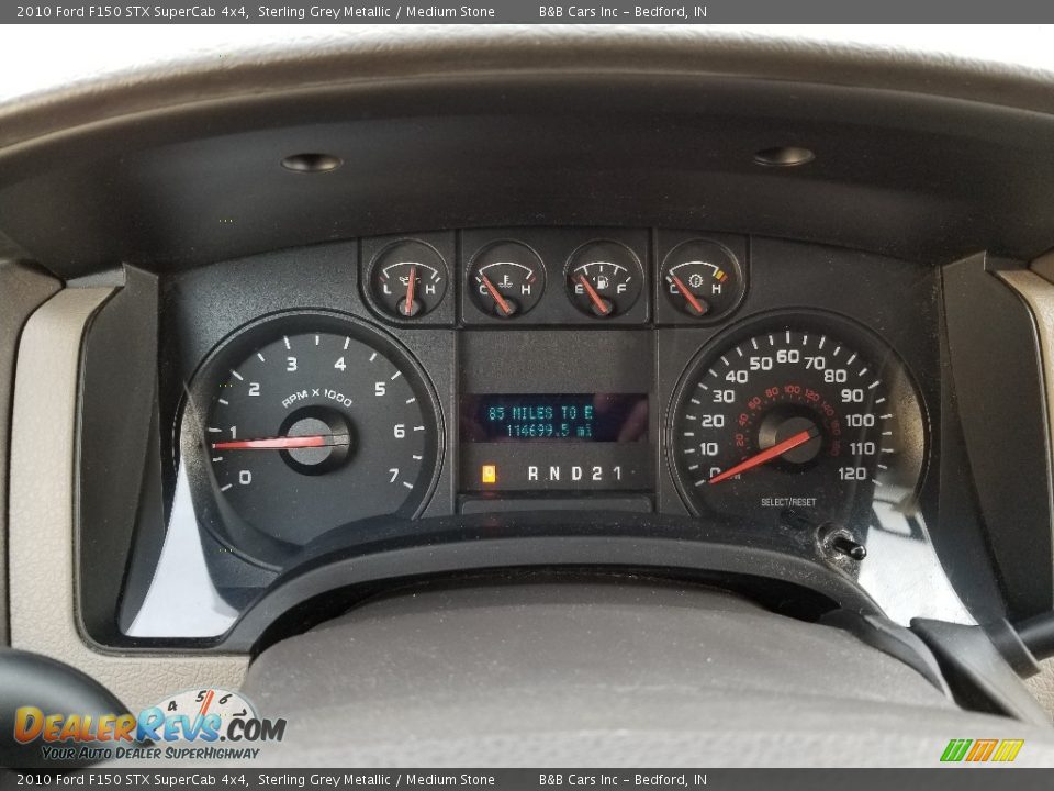 2010 Ford F150 STX SuperCab 4x4 Sterling Grey Metallic / Medium Stone Photo #35
