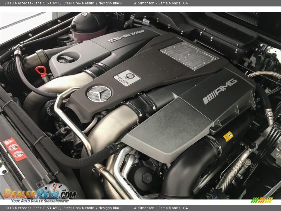 2018 Mercedes-Benz G 63 AMG 5.5 Liter AMG biturbo DOHC 32-Valve VVT V8 Engine Photo #31