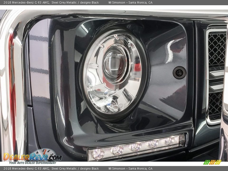 2018 Mercedes-Benz G 63 AMG Steel Grey Metallic / designo Black Photo #32