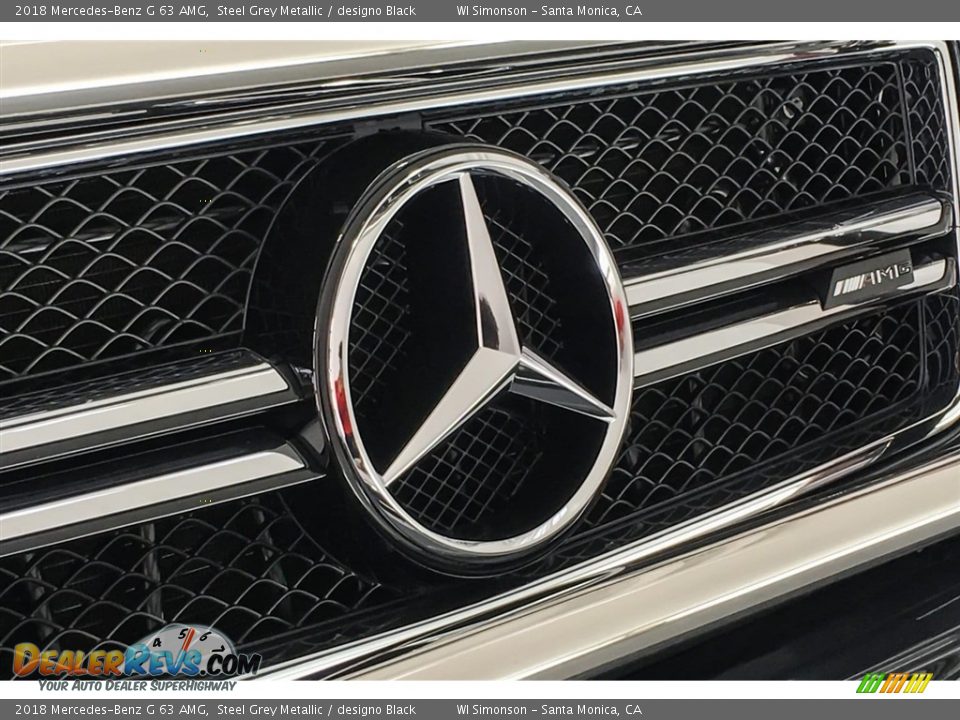 2018 Mercedes-Benz G 63 AMG Steel Grey Metallic / designo Black Photo #33