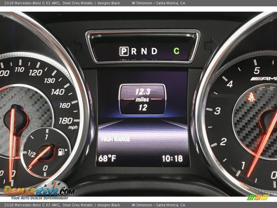 2018 Mercedes-Benz G 63 AMG Steel Grey Metallic / designo Black Photo #34