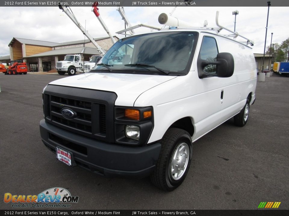 2012 Ford E Series Van E150 Cargo Oxford White / Medium Flint Photo #1