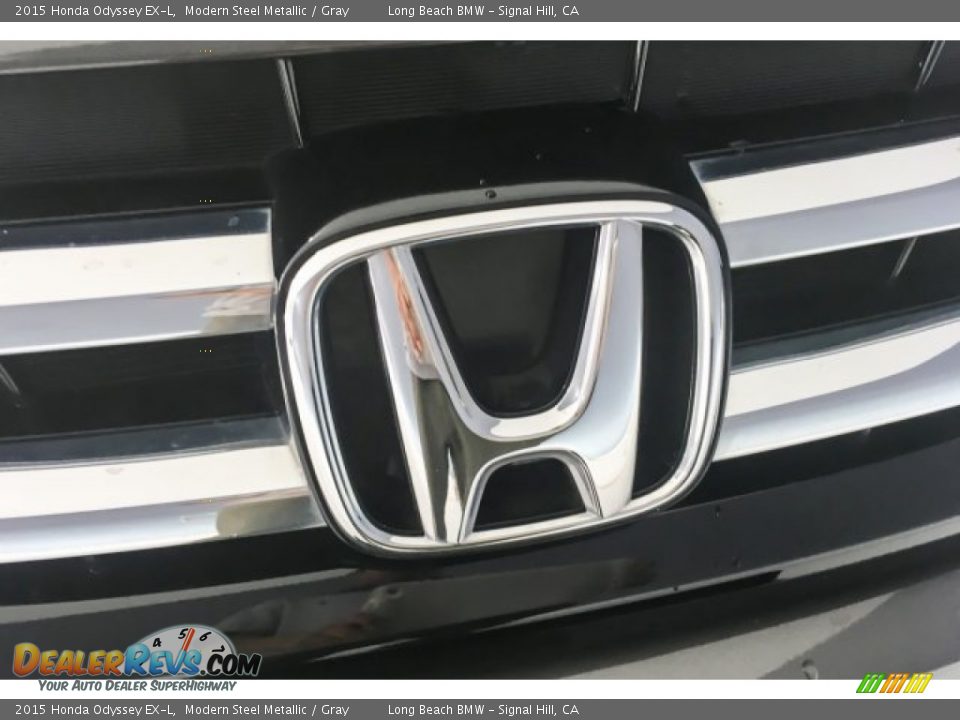 2015 Honda Odyssey EX-L Modern Steel Metallic / Gray Photo #30