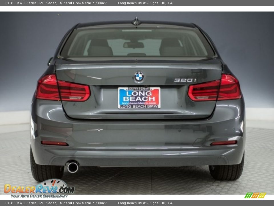 2018 BMW 3 Series 320i Sedan Mineral Grey Metallic / Black Photo #4