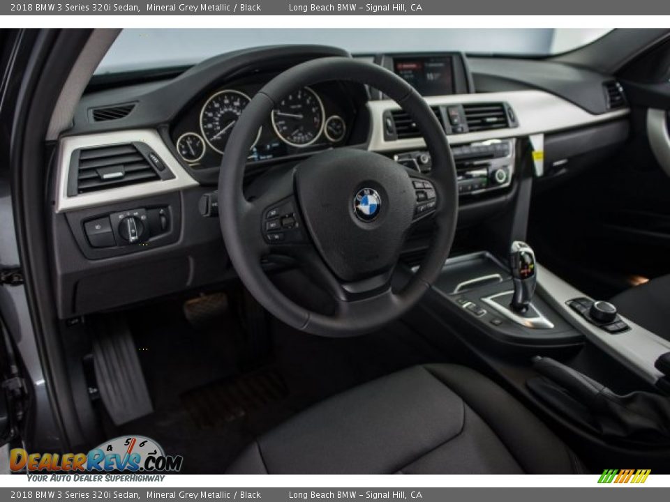 2018 BMW 3 Series 320i Sedan Mineral Grey Metallic / Black Photo #6