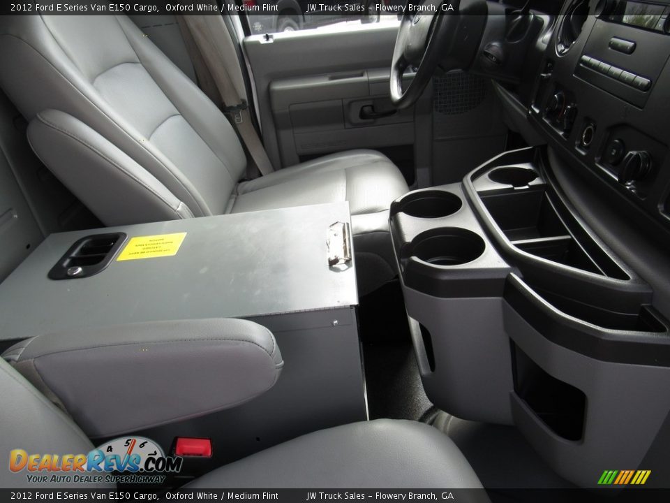 2012 Ford E Series Van E150 Cargo Oxford White / Medium Flint Photo #25