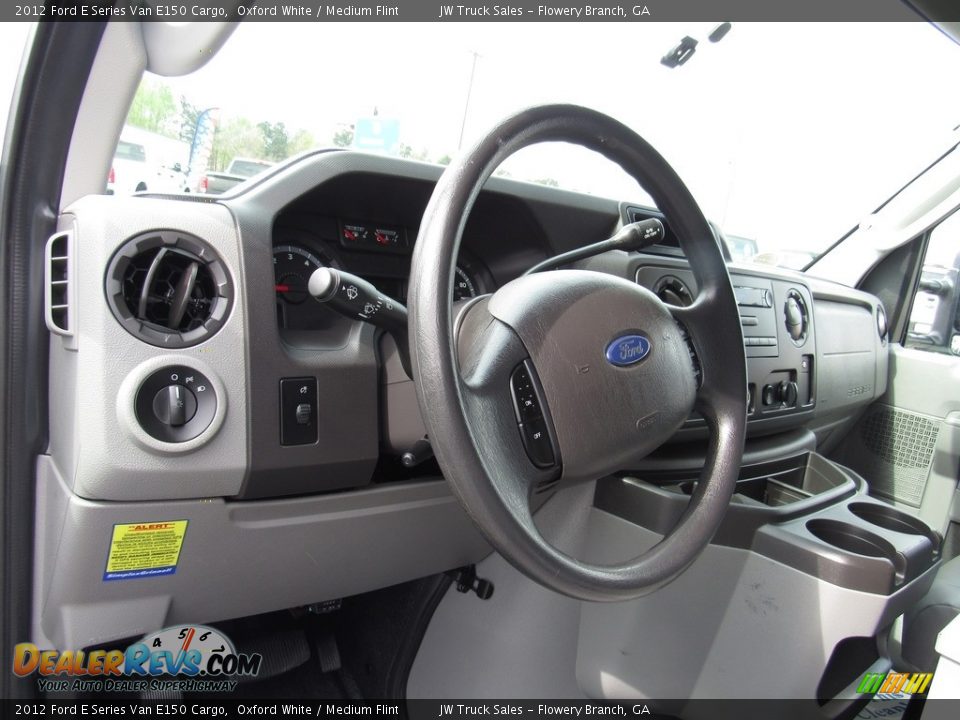 2012 Ford E Series Van E150 Cargo Oxford White / Medium Flint Photo #28