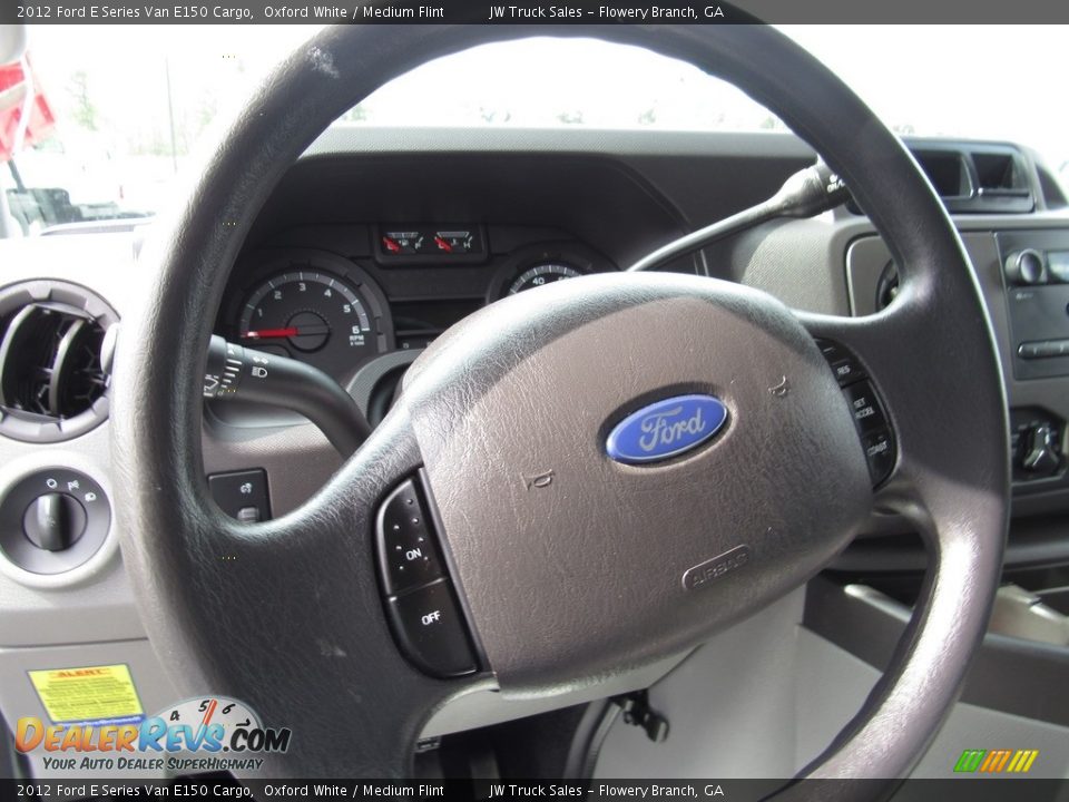 2012 Ford E Series Van E150 Cargo Oxford White / Medium Flint Photo #29