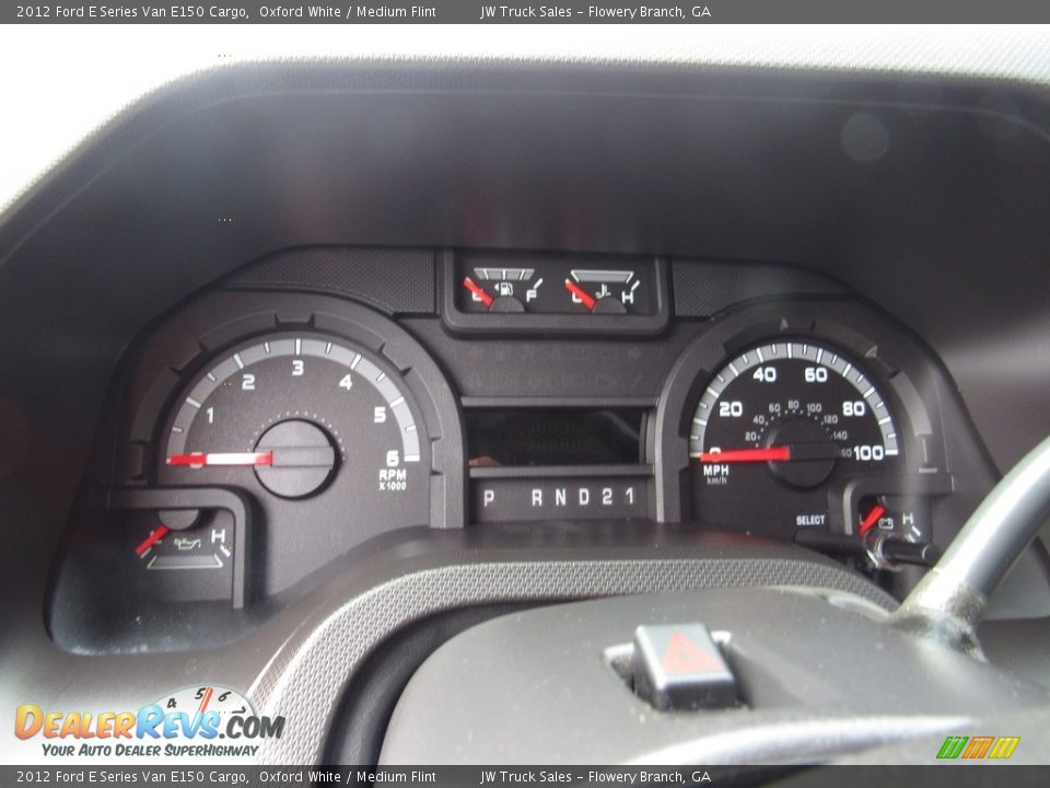 2012 Ford E Series Van E150 Cargo Oxford White / Medium Flint Photo #30