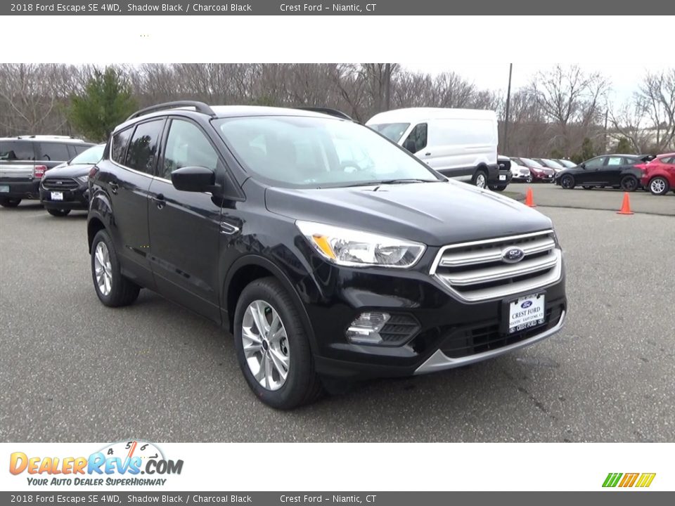 2018 Ford Escape SE 4WD Shadow Black / Charcoal Black Photo #1