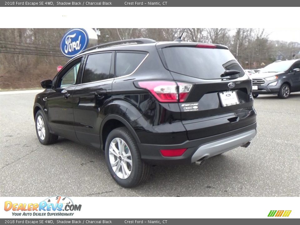 2018 Ford Escape SE 4WD Shadow Black / Charcoal Black Photo #5