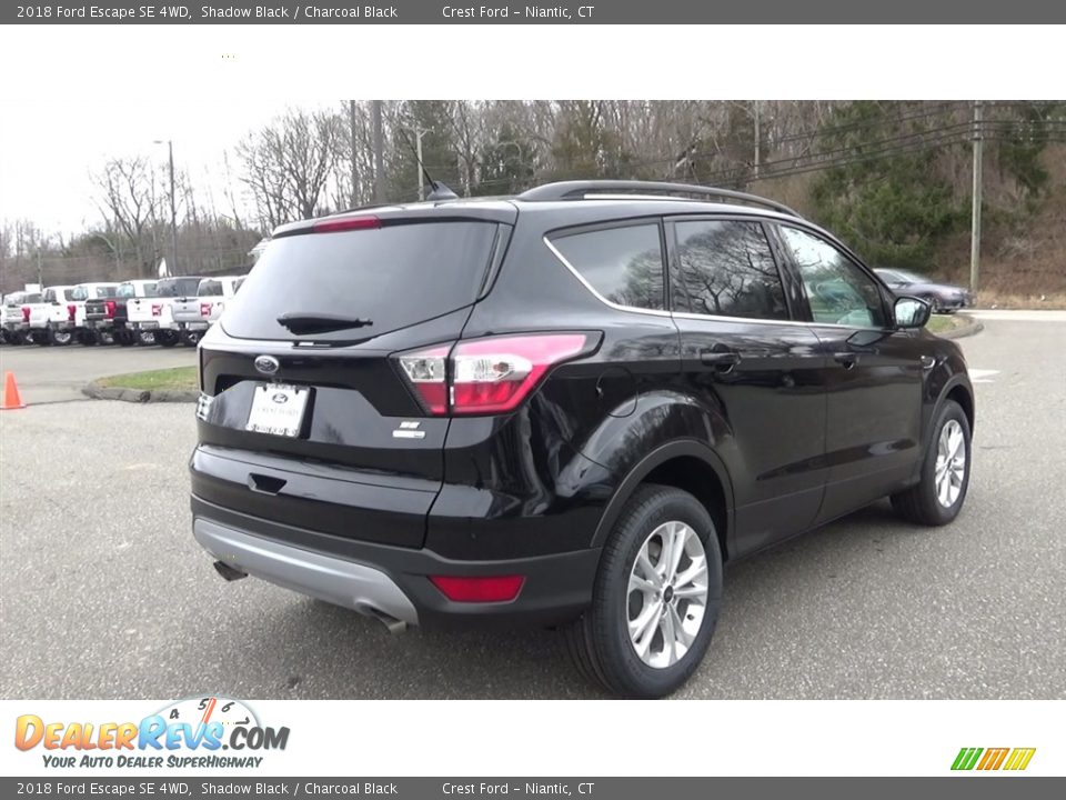 2018 Ford Escape SE 4WD Shadow Black / Charcoal Black Photo #7