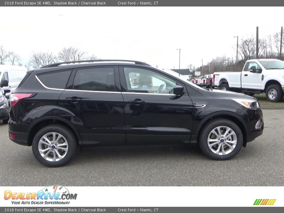 2018 Ford Escape SE 4WD Shadow Black / Charcoal Black Photo #8