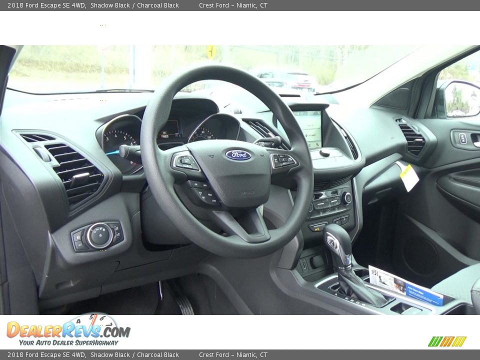 2018 Ford Escape SE 4WD Shadow Black / Charcoal Black Photo #11