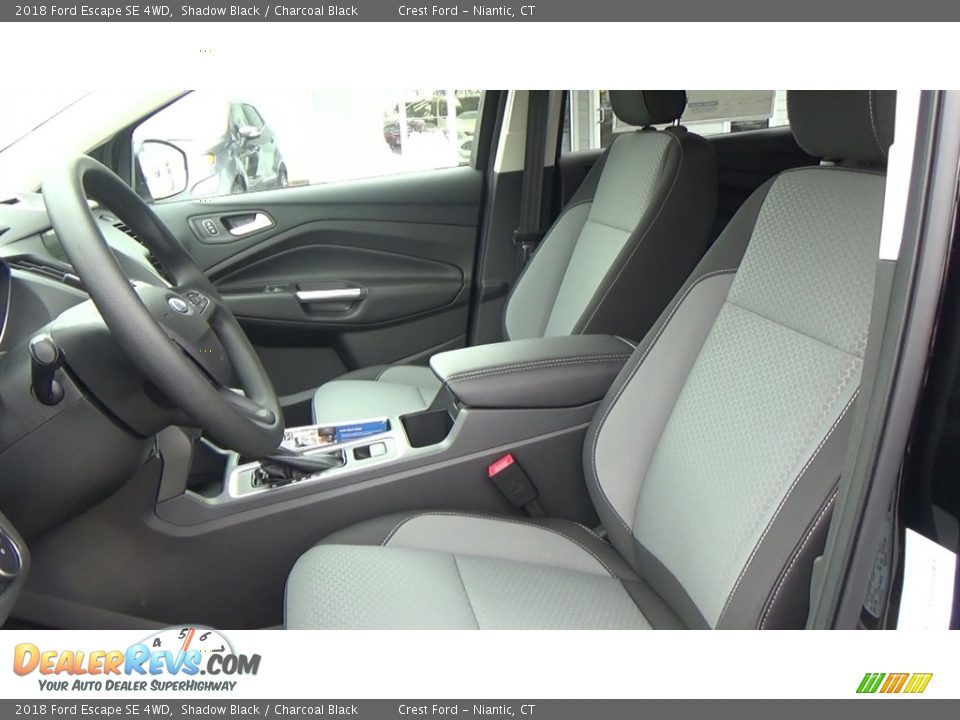 2018 Ford Escape SE 4WD Shadow Black / Charcoal Black Photo #12