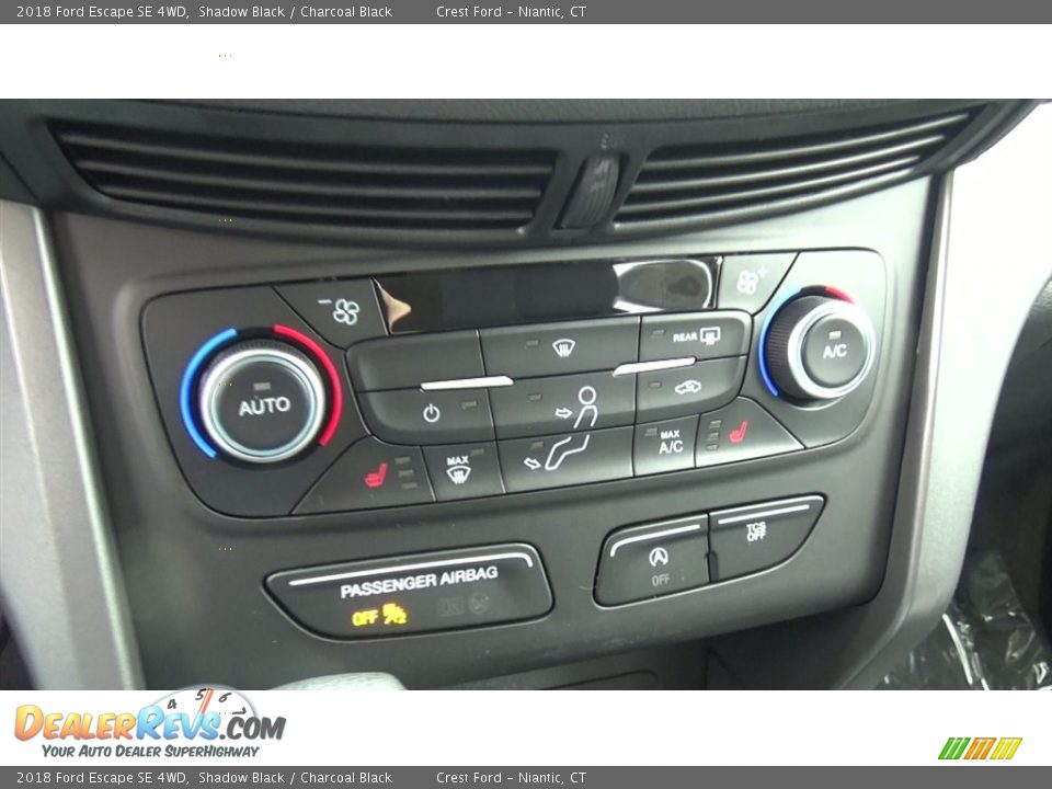 2018 Ford Escape SE 4WD Shadow Black / Charcoal Black Photo #16