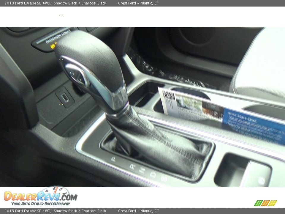 2018 Ford Escape SE 4WD Shadow Black / Charcoal Black Photo #17