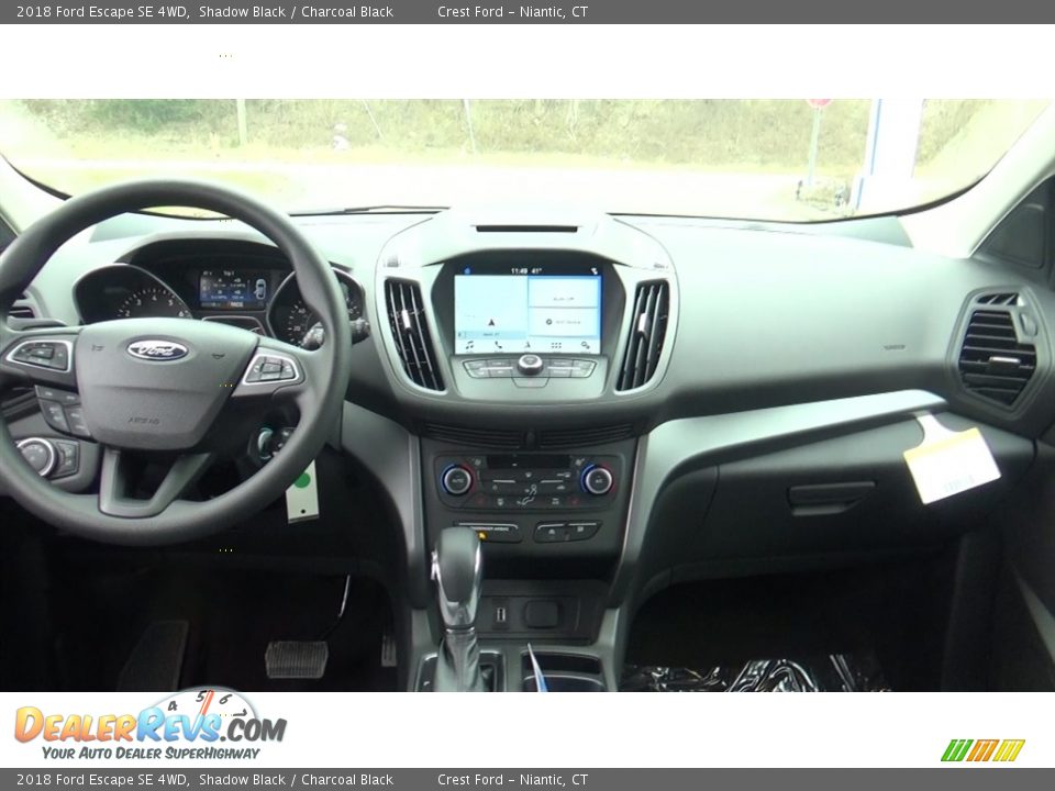 2018 Ford Escape SE 4WD Shadow Black / Charcoal Black Photo #19