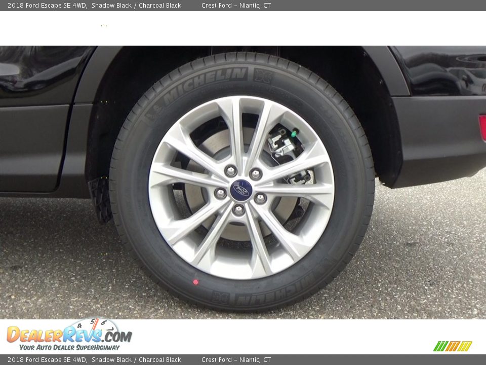 2018 Ford Escape SE 4WD Shadow Black / Charcoal Black Photo #20