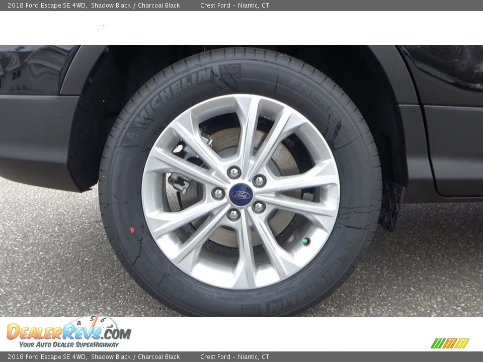 2018 Ford Escape SE 4WD Shadow Black / Charcoal Black Photo #22