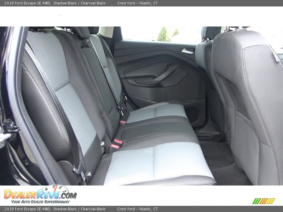 2018 Ford Escape SE 4WD Shadow Black / Charcoal Black Photo #23