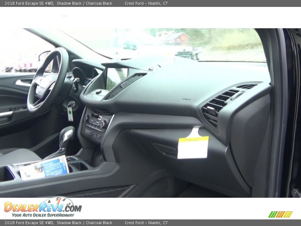 2018 Ford Escape SE 4WD Shadow Black / Charcoal Black Photo #25