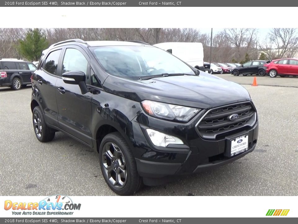 2018 Ford EcoSport SES 4WD Shadow Black / Ebony Black/Copper Photo #1