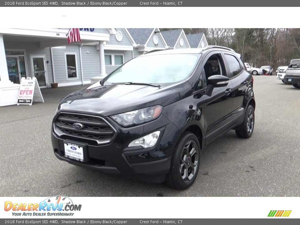 2018 Ford EcoSport SES 4WD Shadow Black / Ebony Black/Copper Photo #3