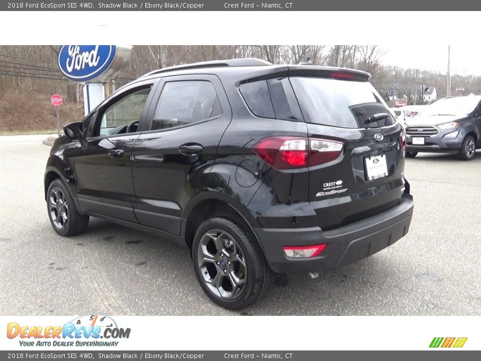 2018 Ford EcoSport SES 4WD Shadow Black / Ebony Black/Copper Photo #5