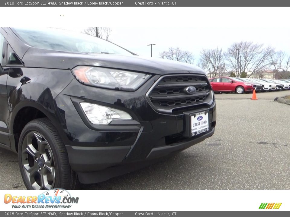 2018 Ford EcoSport SES 4WD Shadow Black / Ebony Black/Copper Photo #28