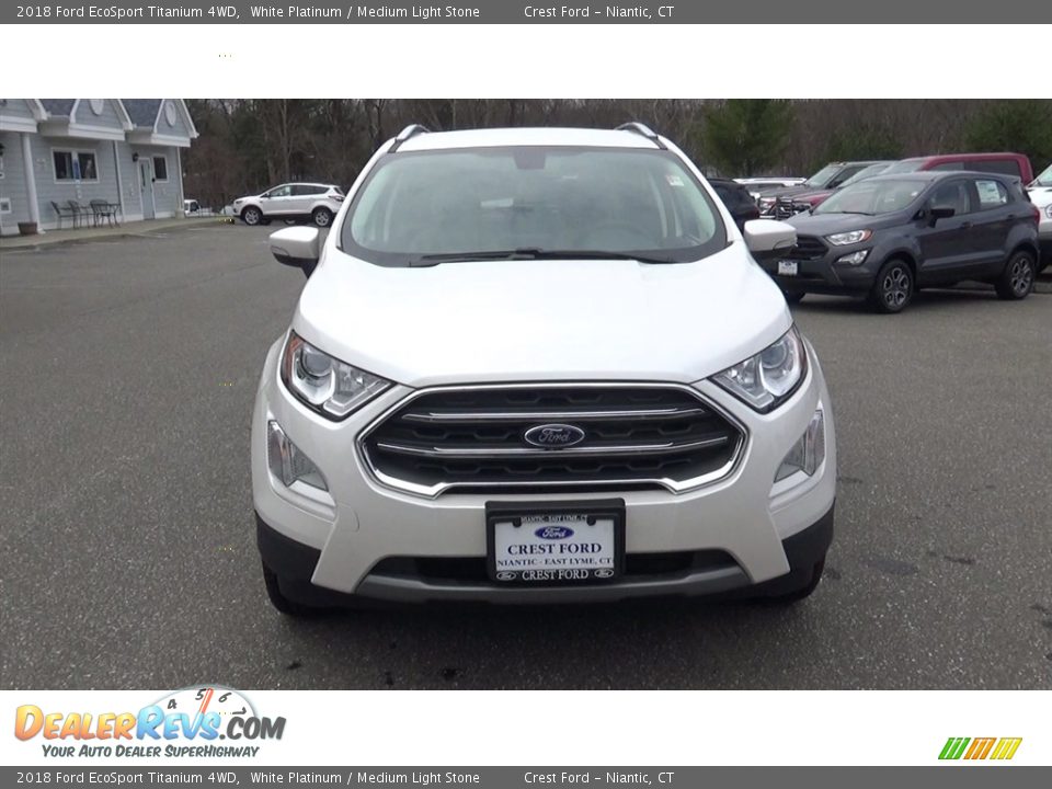 2018 Ford EcoSport Titanium 4WD White Platinum / Medium Light Stone Photo #2