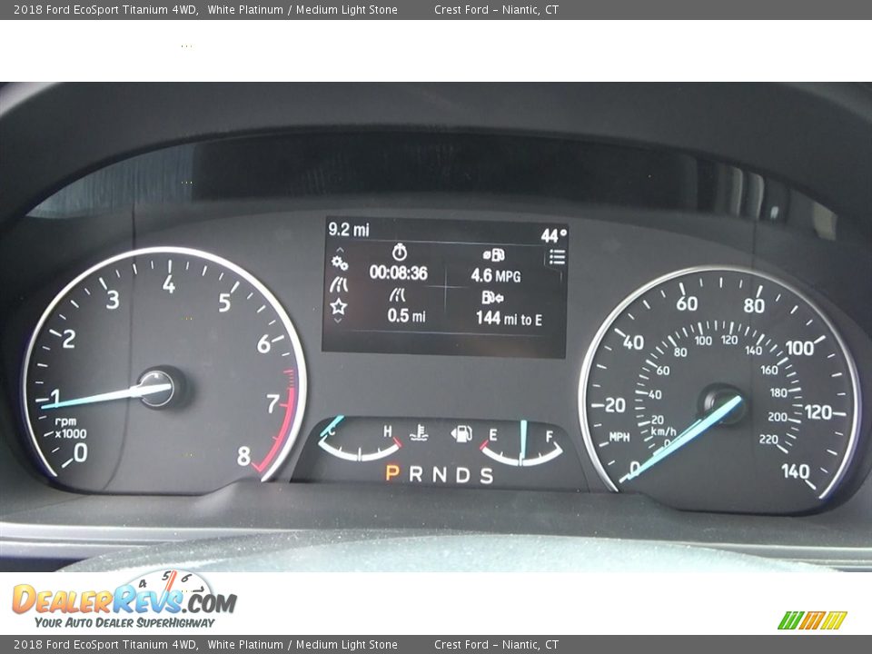2018 Ford EcoSport Titanium 4WD White Platinum / Medium Light Stone Photo #14