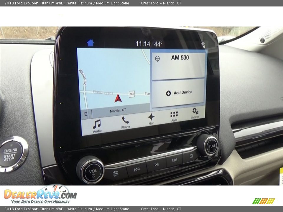2018 Ford EcoSport Titanium 4WD White Platinum / Medium Light Stone Photo #15