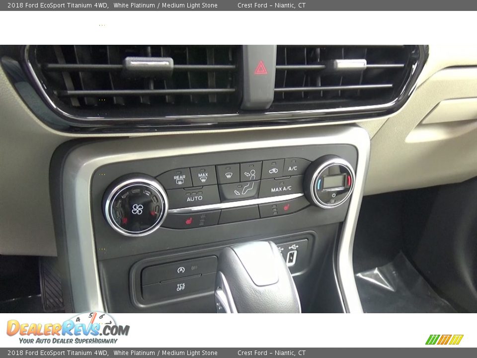 2018 Ford EcoSport Titanium 4WD White Platinum / Medium Light Stone Photo #16