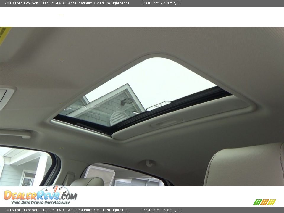 2018 Ford EcoSport Titanium 4WD White Platinum / Medium Light Stone Photo #18