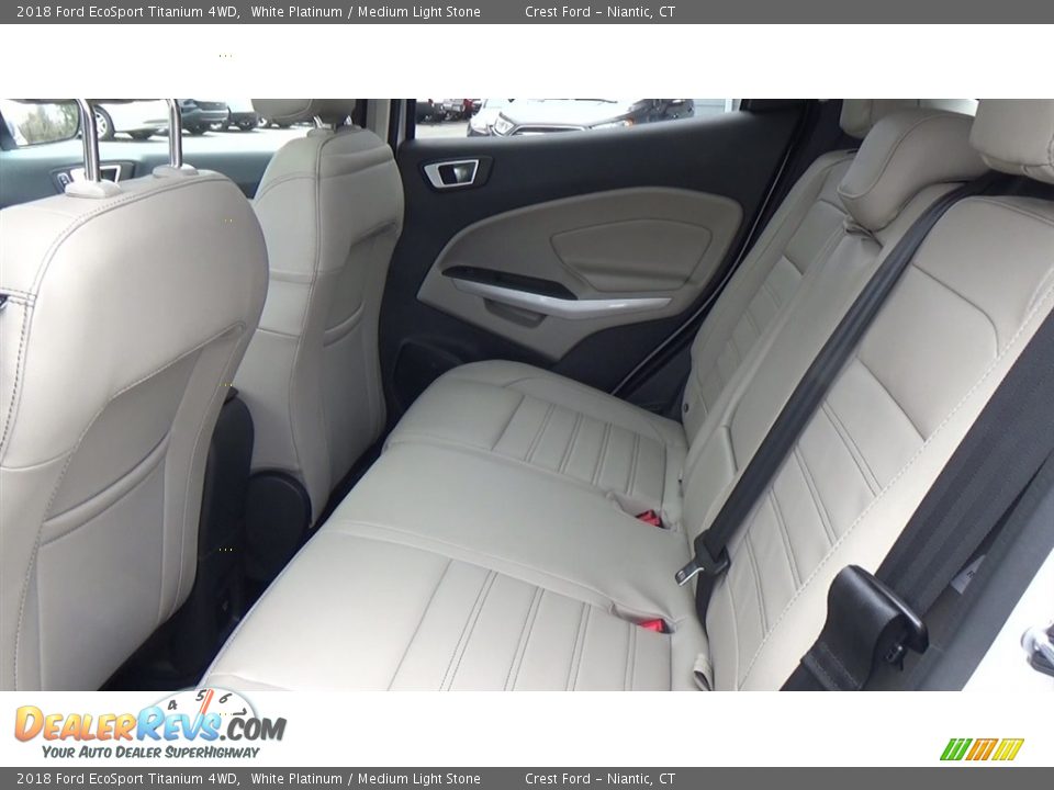 2018 Ford EcoSport Titanium 4WD White Platinum / Medium Light Stone Photo #19