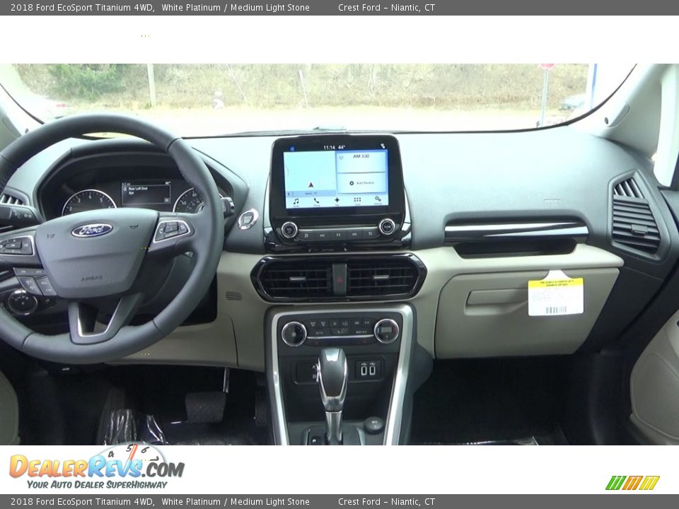 2018 Ford EcoSport Titanium 4WD White Platinum / Medium Light Stone Photo #20